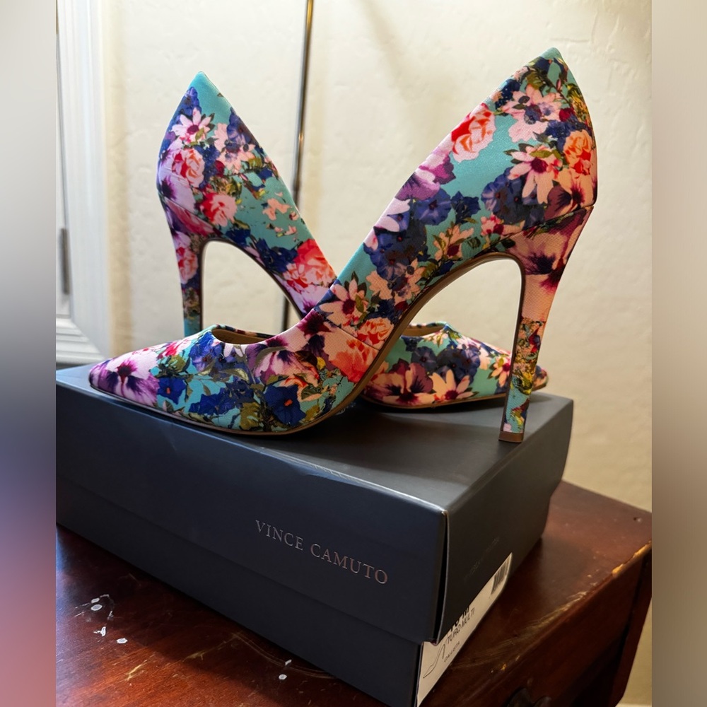 Floral heels